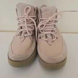 Satorisan Pink High Top Sneakers Shoes Leather Women's Size EU 38 US 7