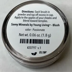 Savvy Minerals By Young Living Powder Blush Passionate 0.06 Oz