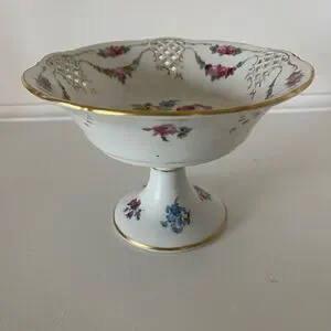 Schumann Bavaria Chateau Dresden Royal Dresner Art Footed Bowl