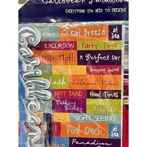 Scrapbook Kit Cruise Caribbean Vacation Stickers Die-Cuts Journaling 240pc NEW