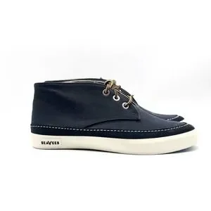 Seavees Mens Boots Size 9.5 J-115 Maslon canvas desert boot sneakers Navy Shoes