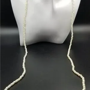 Seed pearly Beaded Necklace Elegant Finery jewelry. N131