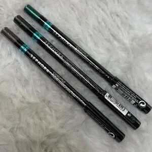 Sephora Lot 3 Colorful Contour Eye Pencils Flirting Game 15 TRex 46 Waterfall 47