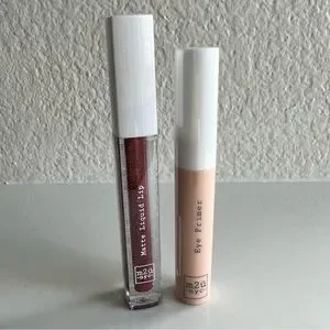 Set Of 2 M2ü NYC Products Matte Liquid Lipstick In Queens And Eye Primer