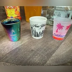 Set Of 3 Shot Glasses (Many More Available )