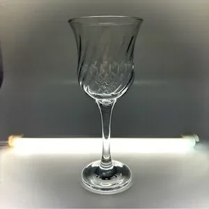 Set Of Four Crystal Wine Glasses Block Crystal Tulip Design