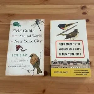 Set of Two Field Guide to New York City: Birding and Wildlife books Leslie Day