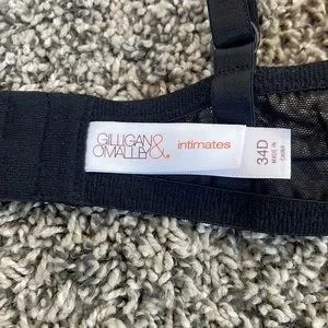 Sexy Red And Black Push Up Bra 34D Lace Detail Lingerie