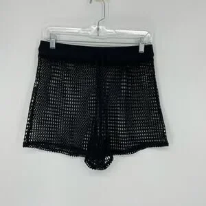 Shade & Shore Mesh Cover Up Shorts Size Small