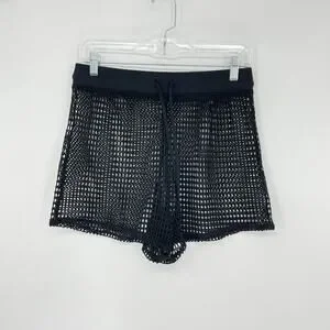 Shade & Shore Mesh Cover Up Shorts Size Small