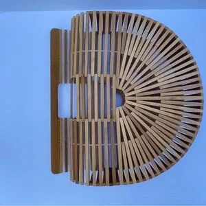 Sheike Bamboo Safari Clutch Bag Brown