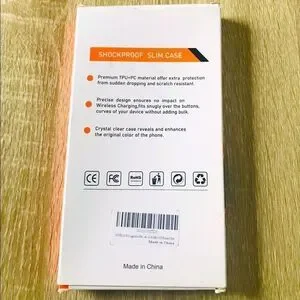 Shockproof “One Piece” Clear Slim IPhone 12 Pro Max Phone Case