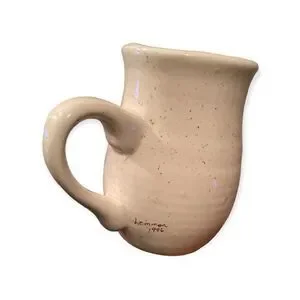 Signed Pottery Mug Vintage 1996 Lemmon