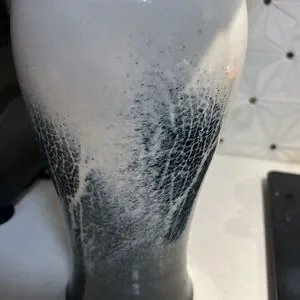 Signed Pottery Vase 12”