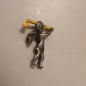 Silver And Gold Pin