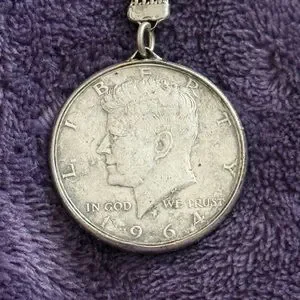 Silver Coin Key Holder