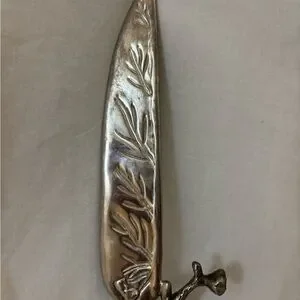 Silver Leaf Design Knife