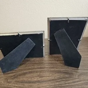 Silver Photo Frames Set (2)