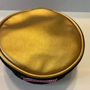 Simply Southern Black And Gold Travel Case