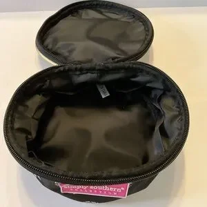 Simply Southern Black And Gold Travel Case