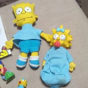 Simpsons Comics Supernova 1990 Simpsons Plush Bart Maggie Stickers Minis