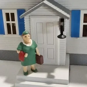 Sinatra House #6351 Train Christmas Village O-O27 Scale Original Box L