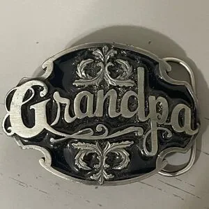 Siskiyou/Grandpa Belt Buckle/fathersday/grandparents Day/solid Belt Buckle
