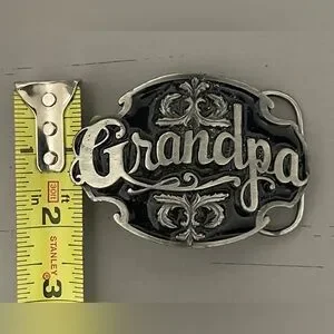 Siskiyou/Grandpa Belt Buckle/fathersday/grandparents day/solid belt buckle