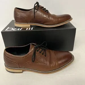 Size 10.5 M Bar III Parker Men’s Brown Casual/dress Oxford Shoes