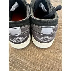 Size 5.5Y - Jordan 1 Low Inside Out Black Gray