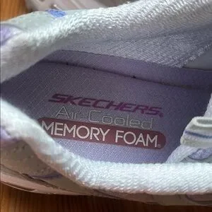Skechers Gray And White Chunky Athletic Shoes