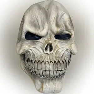 SKELETON ADULT MASK HALLOWEEN COSTUME SCARY SKULL FACE ZOMBIE WALKING DEAD TRICK