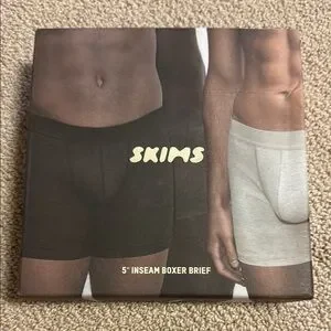 SKIMS Men's Boxer Briefs - 5 inch inseam NEW IN BOX