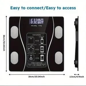 Smart Digital Scale With LED Display And Bluetooth Connectivity New In Box