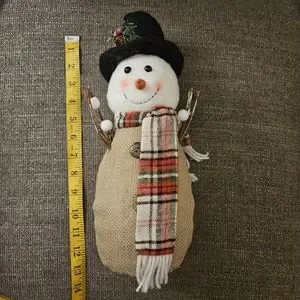 Snowman Shelf Sitter Decor. Christmas Winter Holiday