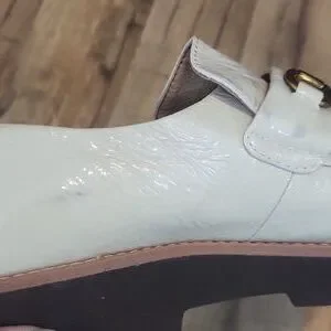 SOFFT Ivory TAPIOCA Prewitt Horsebit Leather Chunky Sole Loafer - 6M