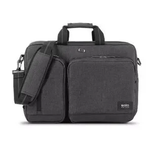 Solo New York Duane 16" Hybrid Laptop Briefcase Bag - Gray & Black