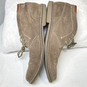 Sonoma Suede Chukka Boots Casual Lace Up Ankle Boots Light Grey Men's Size 9.5