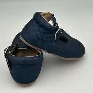 Sparkle Blue Silver Christmas Holiday Dress Party A Bear Co Shoes Toddler Size 6