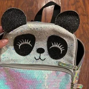 Sparkly Panda Kids Backpack