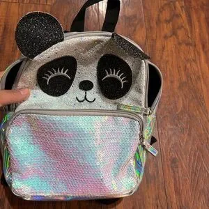 Sparkly Panda Kids Backpack