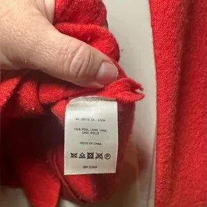 SPARROW‎ Anthropologie Celesta Orange Wool Belted Cardigan Jacket Small