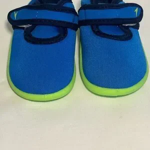 Speedo Surfwalker Water Shoes Blue Lime Green Size Small
