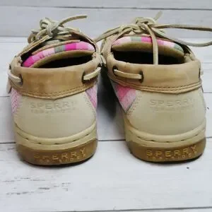 Sperry Top-sider Girls Size 4M Bluefish Linen/Sundress YG42709 Shoes READ DESC