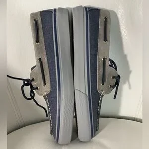 Sperry Top-Sider Mens Halyard 2-Eye Chambray STS18848 Bl Boat Shoes Size 11.5