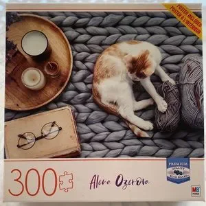 Spinmaster Cardinal 300-Piece Jigsaw Puzzle Cat Ginger Kitten -Alena Ozerova