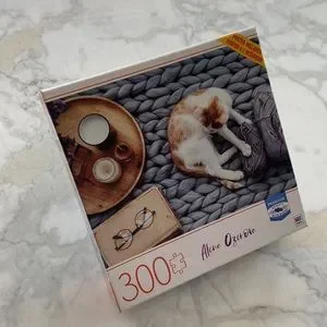 Spinmaster Cardinal 300-Piece Jigsaw Puzzle Cat Ginger Kitten -Alena Ozerova