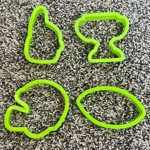 Sports Football Theme Cookie Cutters Or Playdoh Cutters