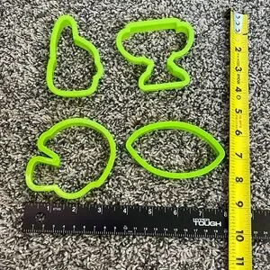 Sports Football Theme Cookie Cutters Or Playdoh Cutters
