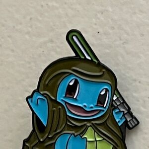 Squirtle Obi Wan Kenobi Star Wars Mashup Pokemon Enamel Pin Pins Brooch Hat